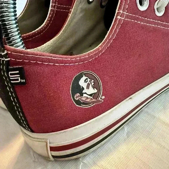Skicks Florida State Seminoles Low Top Shoes, Size Mens 7 Women 9 Sneakers - Picture 5 of 7